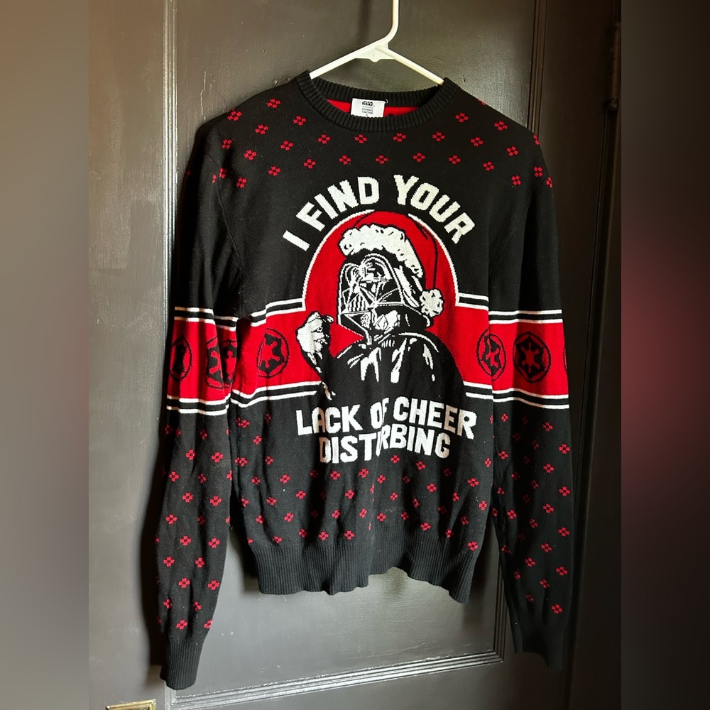 Ugly Christmas Sweater. Star Wars. Unisex. Size Small.